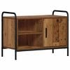 vidaXL TV-sk&aring;p 133 x 33 x 50 cm Gammalt tr&auml; Konstruerat tr&auml;