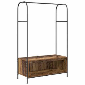 vidaXL Kl&auml;dh&auml;ngare Brun Ek 100 x 44 x 160 cm Konstruerat tr&auml;