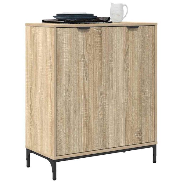 vidaXL Sideboard Sonoma-ek 69,5 x 33 x 82 cm Konstruerat tr&auml;