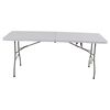 Lesli Living Partybord hopfällbart 180x70x74 cm vit