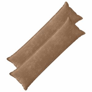 vidaXL Kudd&ouml;verdrag 2 pcs HOUTEN Brun 40 x 145 cm Chenilletyg