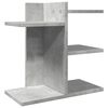 vidaXL Skrivbordshyllor betonggr&aring; 42x21,5x42 cm konstruerat tr&auml;
