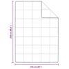 vidaXL Sommar Duvet Vit 155 x 220 cm Fj&auml;der