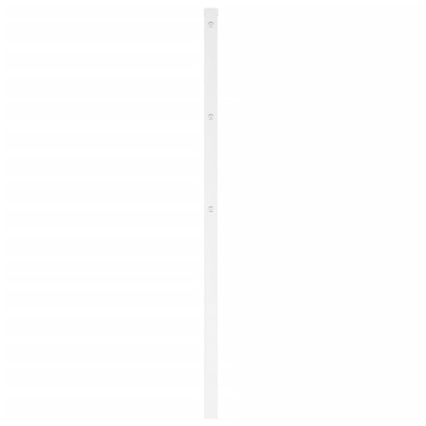 vidaXL Ers&auml;ttningsgavel metall vit 107 cm