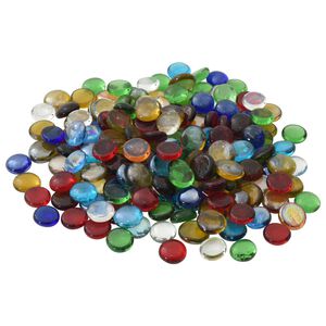 vidaXL Glasnugget 17-19 mm Flerf&auml;rgsdesign Glas