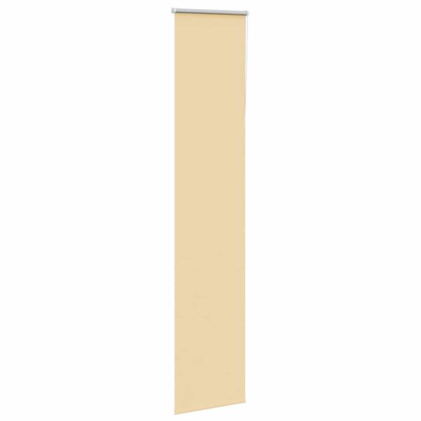 vidaXL Rullgardin m&ouml;rkl&auml;ggningsbeige 50x230 cm tyg bredd 45,7 cm