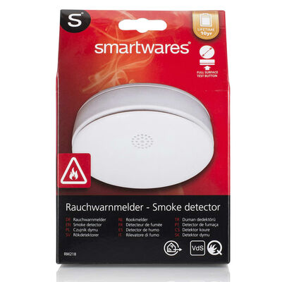 Smartwares Rökdetektorer 3 st 10,6x10,6x3,6 cm vit