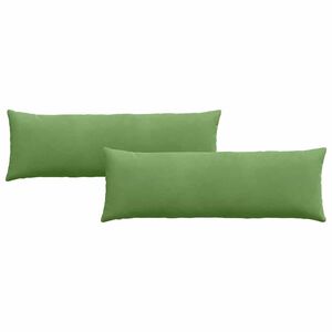 vidaXL Sofakuddar 2 pcs Ljusgr&ouml;n 120 x 40 cm Kordread tyg