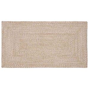 vidaXL Omr&aring;desmatta Naturlig och vit 60 x 110 cm Jute