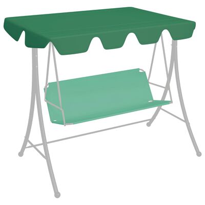 vidaXL Reservtak för hammock grön 150/130x105/70 cm