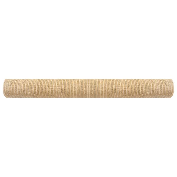 vidaXL Insynsskyddsnät beige 1x25 m HDPE 75 g/m²