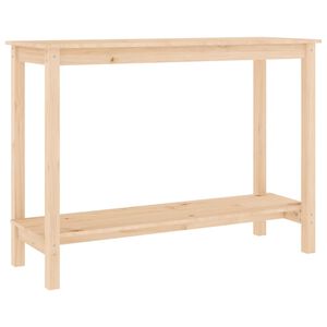 vidaXL Konsolbord 110x40x80 cm massiv furu