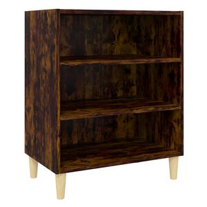 vidaXL F&ouml;rvaringshylla r&ouml;kf&auml;rgad ek 57x35x70 cm konstruerat tr&auml;