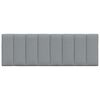 vidaXL Headboard Cushion "Hanko" Light Grey 120 cm Fabric