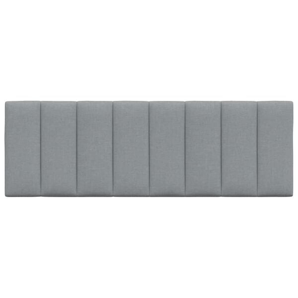 vidaXL Headboard Cushion "Hanko" Light Grey 120 cm Fabric