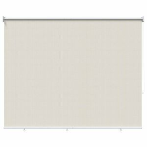 vidaXL Rullgardin utomhus 145 (B) x 230 (H) cm gr&auml;ddvit