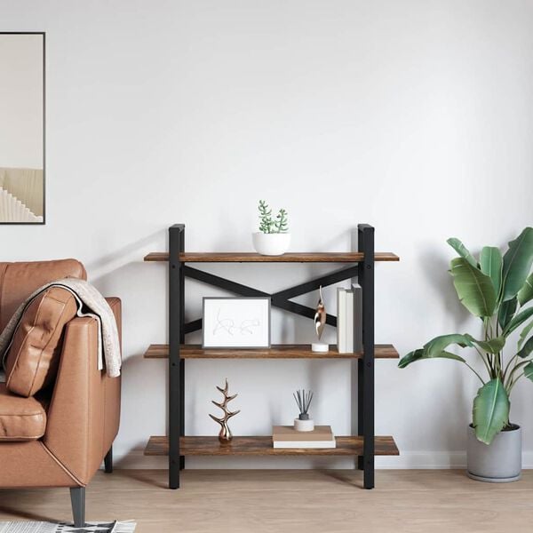 vidaXL Hyllsystem R&ouml;kt ek 100 x 33,5 x 102 cm Konstruerat tr&auml;