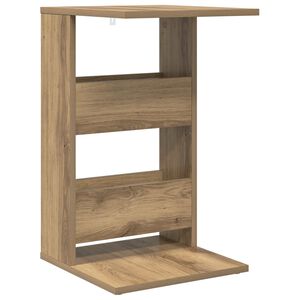 vidaXL Sidobord Artisan Ek 40 x 35 x 60,5 cm Konstruerat tr&auml;