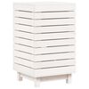 vidaXL Tv&auml;ttkorg vit 44x44x76 cm massiv furu