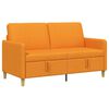 vidaXL Soffa med f&ouml;rvaring M&ouml;rkgul 152 x 78 x 87 cm Polyester