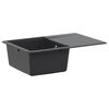 vidaXL Diskb&auml;nk med enkelho Granit 67 x 46 x 19 cm Grafit
