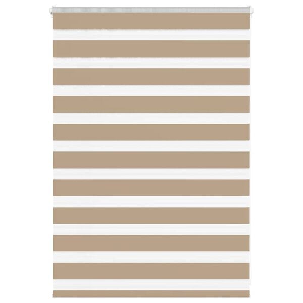 vidaXL Rullgardin zebra 115x100 cm tyg bredd 110,9 cm polyester