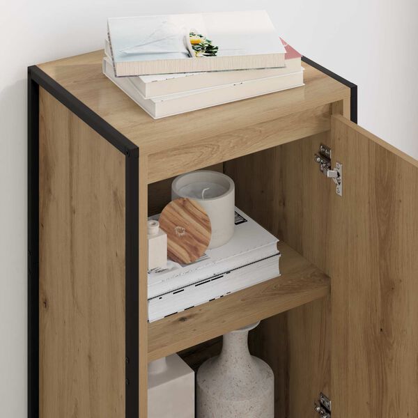 vidaXL Sideboard Artisan Ek 43 x 36 x 75,5 cm Konstruerat tr&auml;