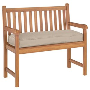 vidaXL Kudde Taupe 110 x 40 x 8 cm Oxford Tyg