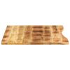 vidaXL Skrivbordsskiva med kurva 110x80x2,5 cm massivt grovt mangoträ