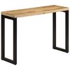 vidaXL Avlastningsbord 110x35x76 cm massivt grovt mangotr&auml;