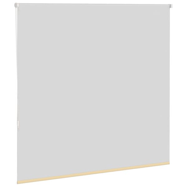 vidaXL Rullgardin m&ouml;rkl&auml;ggningsbar beige 150x150 cm tyg bredd 146,6 cm