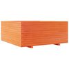vidaXL Odlingsl&aring;da vaxbrun 110x110x49,5 cm massiv furu