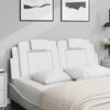 vidaXL Headboard Cushion "Viana" White 152 cm Faux Leather