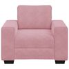 vidaXL Soffstol rosa 60 cm sammet