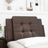 vidaXL Headboard Cushion "Zadar" Brown 90 cm Faux Leather