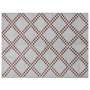 vidaXL Utomhusmatta ARAKIL Brun och vit 400 &times; 300 cm 50% Polypropen