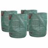 vidaXL Tr&auml;dg&aring;rdsavfallsp&aring;sar 4 pcs Gr&ouml;n 66 x 66 x 83,5 cm Polypropylen