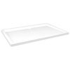 vidaXL Duschkar rektangul&auml;rt ABS vit 80x120 cm