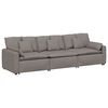 vidaXL Modulsoffa med dynor taupe