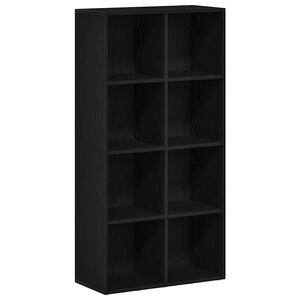 vidaXL Bokhylla svart ek 66x30x130 cm konstruerat tr&auml;