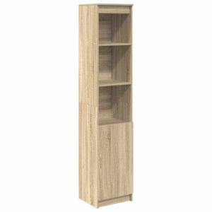 vidaXL Highboard Sonoma ek 37,5x35x180 cm konstruerat tr&auml;