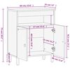 vidaXL Sidoskåp 60x33x75 cm massivt mangoträ