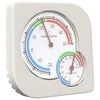 vidaXL Termo Hygrometer Vit 7,5 x 7,5 x 1,2 cm ABS