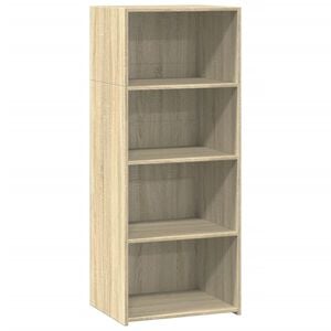 vidaXL H&ouml;gsk&aring;p sonoma-ek 50x41x124 cm konstruerat tr&auml;