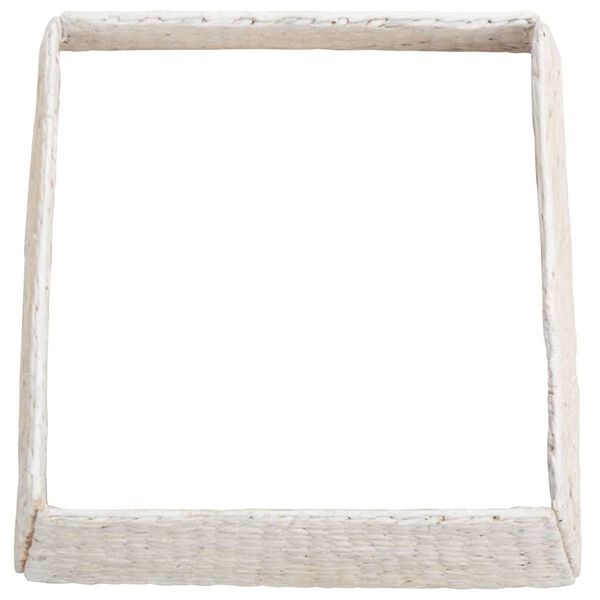 vidaXL Jultr&auml;dskrage Vit 70 x 70 x 28 cm Vattenhyacint