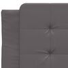 vidaXL Bed Frame without Mattress "Zadar" Grey 80x200 cm Faux Leather