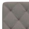 vidaXL Headboard Cushion Taupe 140 cm Fabric