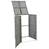 vidaXL Skjul f&ouml;r soptunna antracit 76x78x120 cm konstrotting