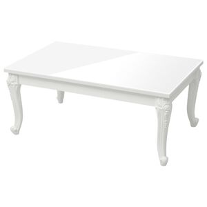 vidaXL Soffbord vit h&ouml;gglans 100x50x42 cm konstruerat tr&auml;