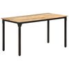 vidaXL Matbord 140x70x76 cm grovt mangotr&auml;